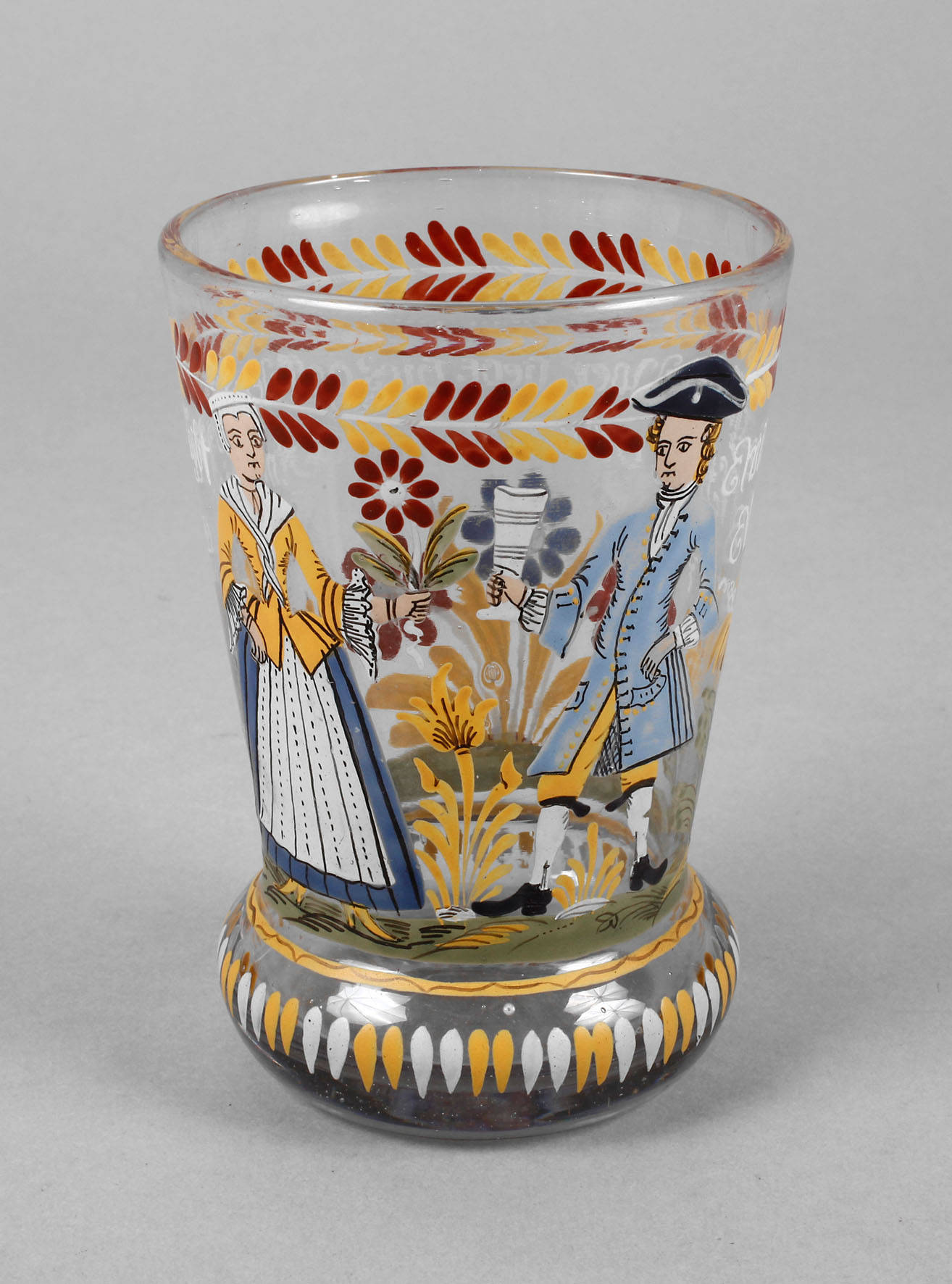 Barockes Hochzeitsglas Sachsen