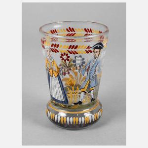 Barockes Hochzeitsglas Sachsen