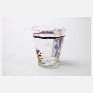 Barockes Spielkartenglas