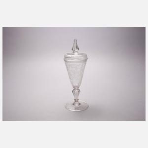 Feiner barocker Deckelpokal