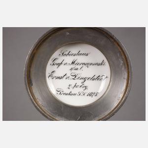 Historismus Bierkrug aus Adelsbesitz