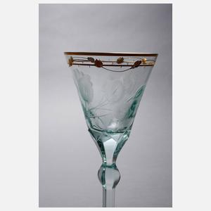 Moser Karlsbad Trinkglasgarnitur ”Rose”