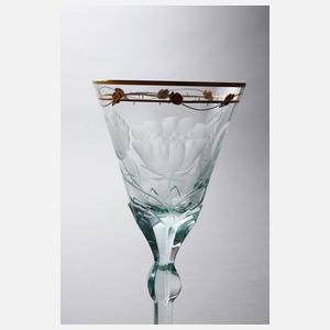 Moser Karlsbad Trinkglasgarnitur ”Rose”