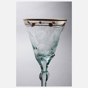 Moser Karlsbad Trinkglasgarnitur ”Rose”