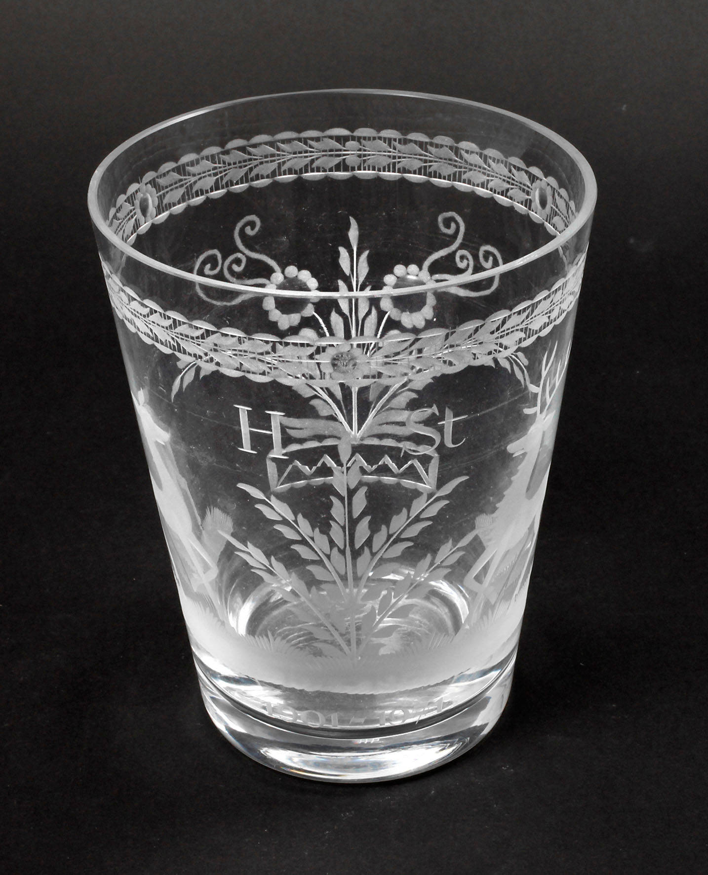 Lobmeyr Wien großes Pokalglas