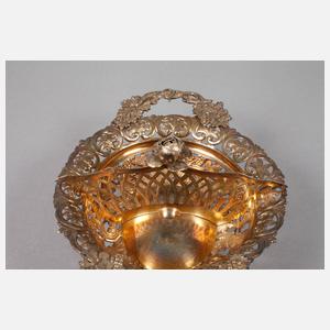 Anbietschale Silber Biedermeier