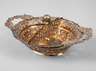 Anbietschale Silber Biedermeier