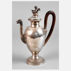 Silberkanne Biedermeier