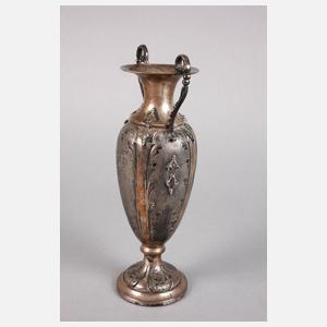 Silbervase in Niellotechnik