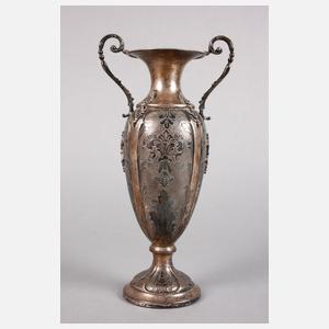 Silbervase in Niellotechnik
