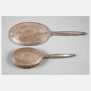 Silber Frisierset aus Adelsbesitz