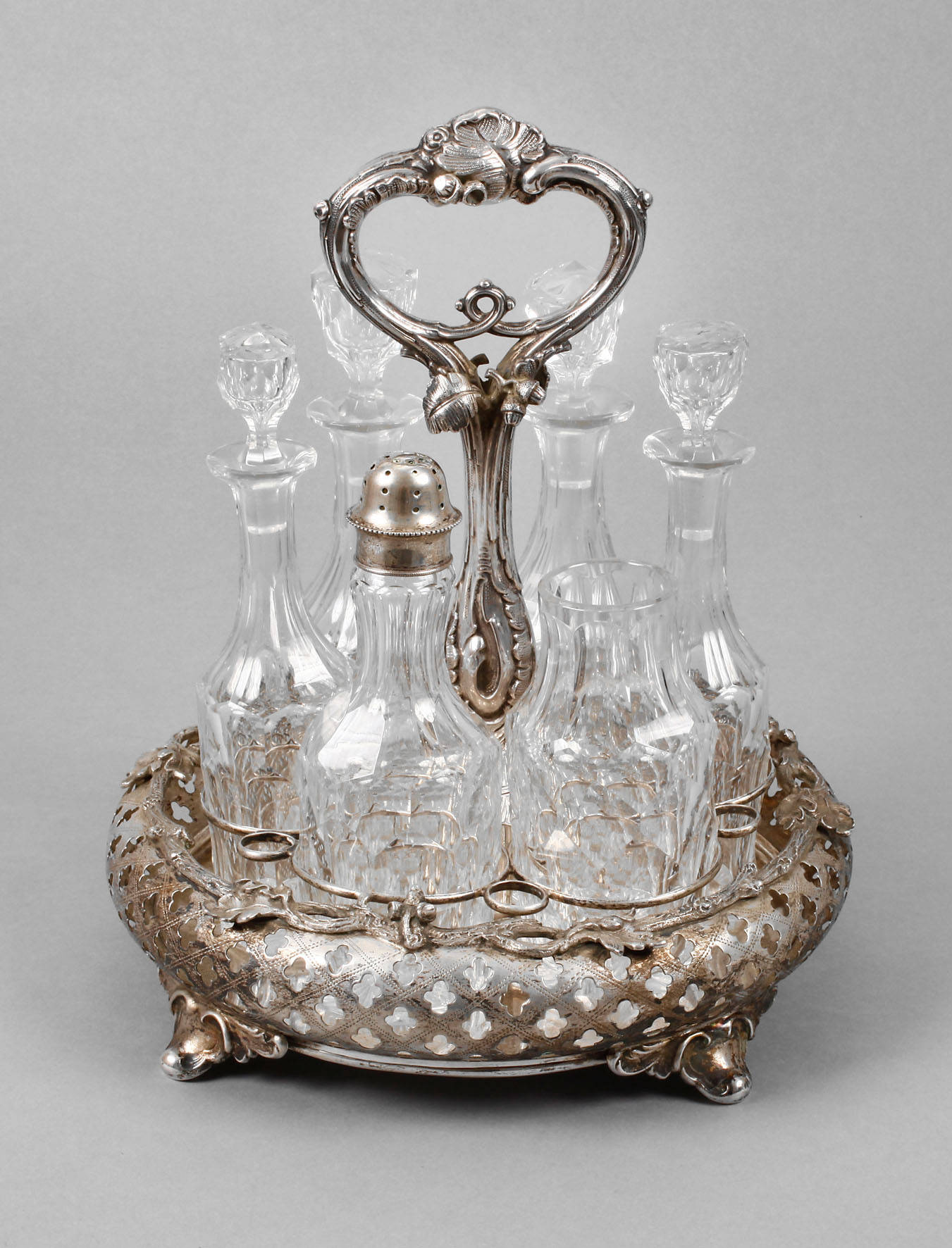 Silber Menage aus Adelsbesitz