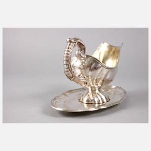 Silber Sauciere Historismus