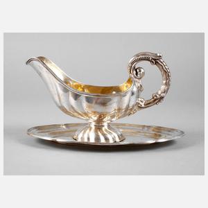 Silber Sauciere Historismus