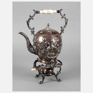 Teekanne mit Rechaud