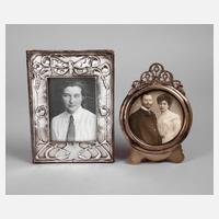 Zwei Tischbilderrahmen Silber111