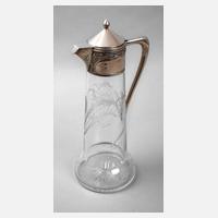 Jugendstilkanne mit Silbermontierung111