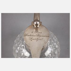 Karaffe mit Silbermontierung