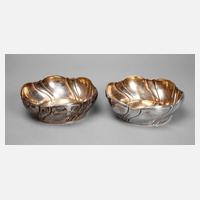 Paar Silberschalen Art déco111