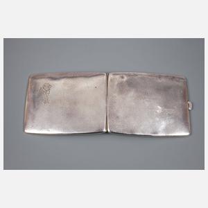 Silber Zigarettenetui aus Adelsbesitz