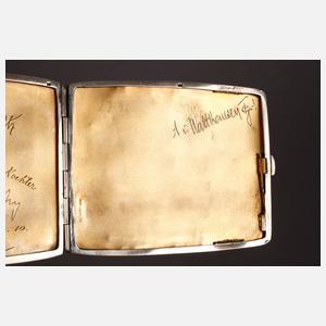 Silber Zigarettenetui aus Adelsbesitz