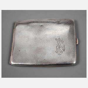 Silber Zigarettenetui aus Adelsbesitz