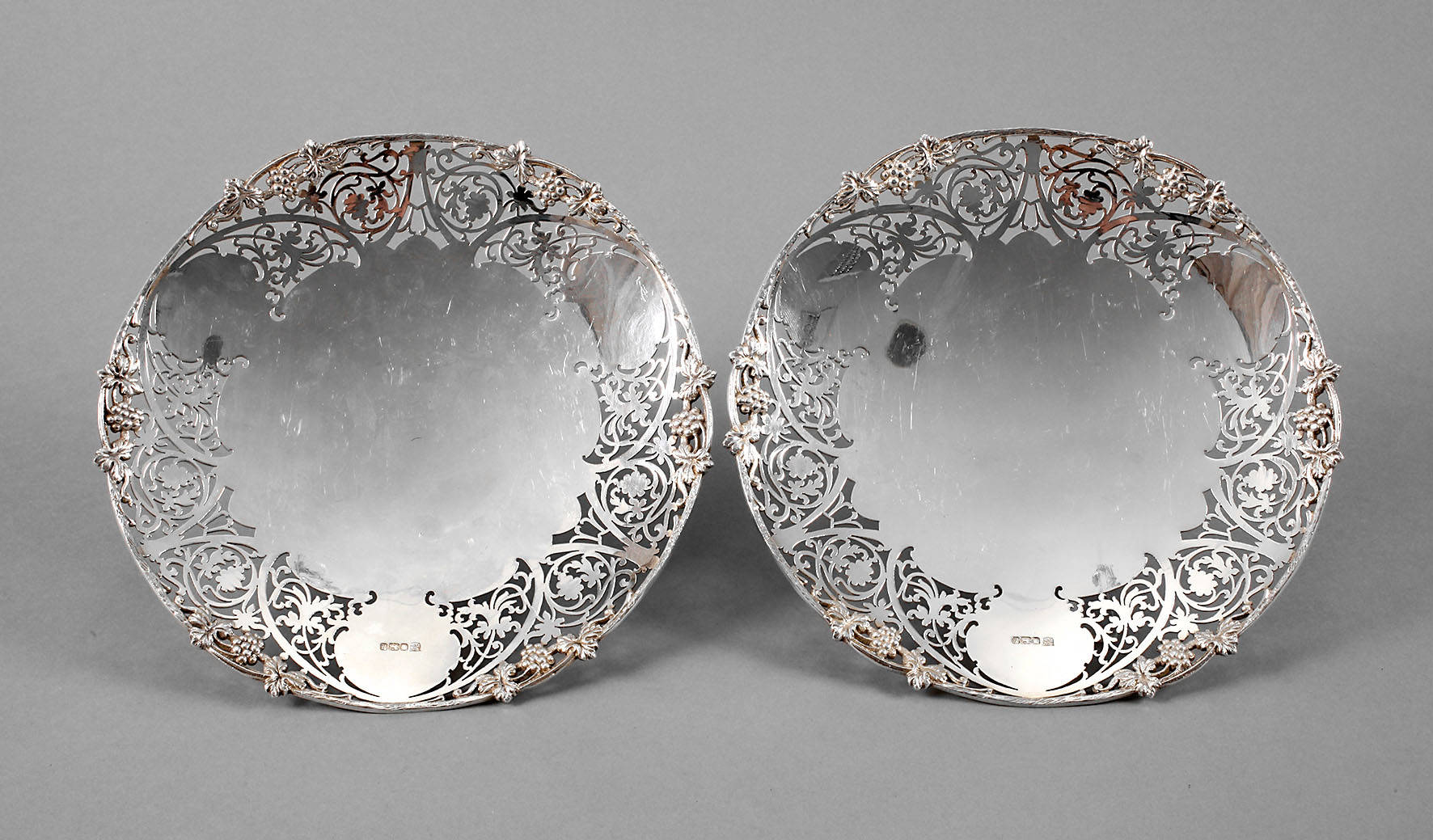 England Paar Silberschalen