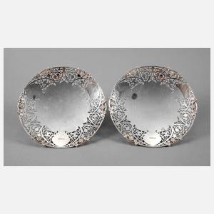 England Paar Silberschalen