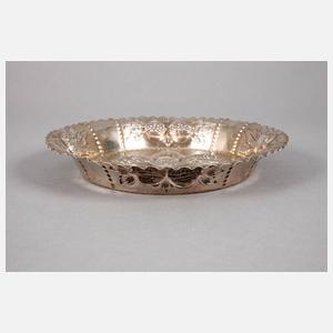 Silber Obstschale