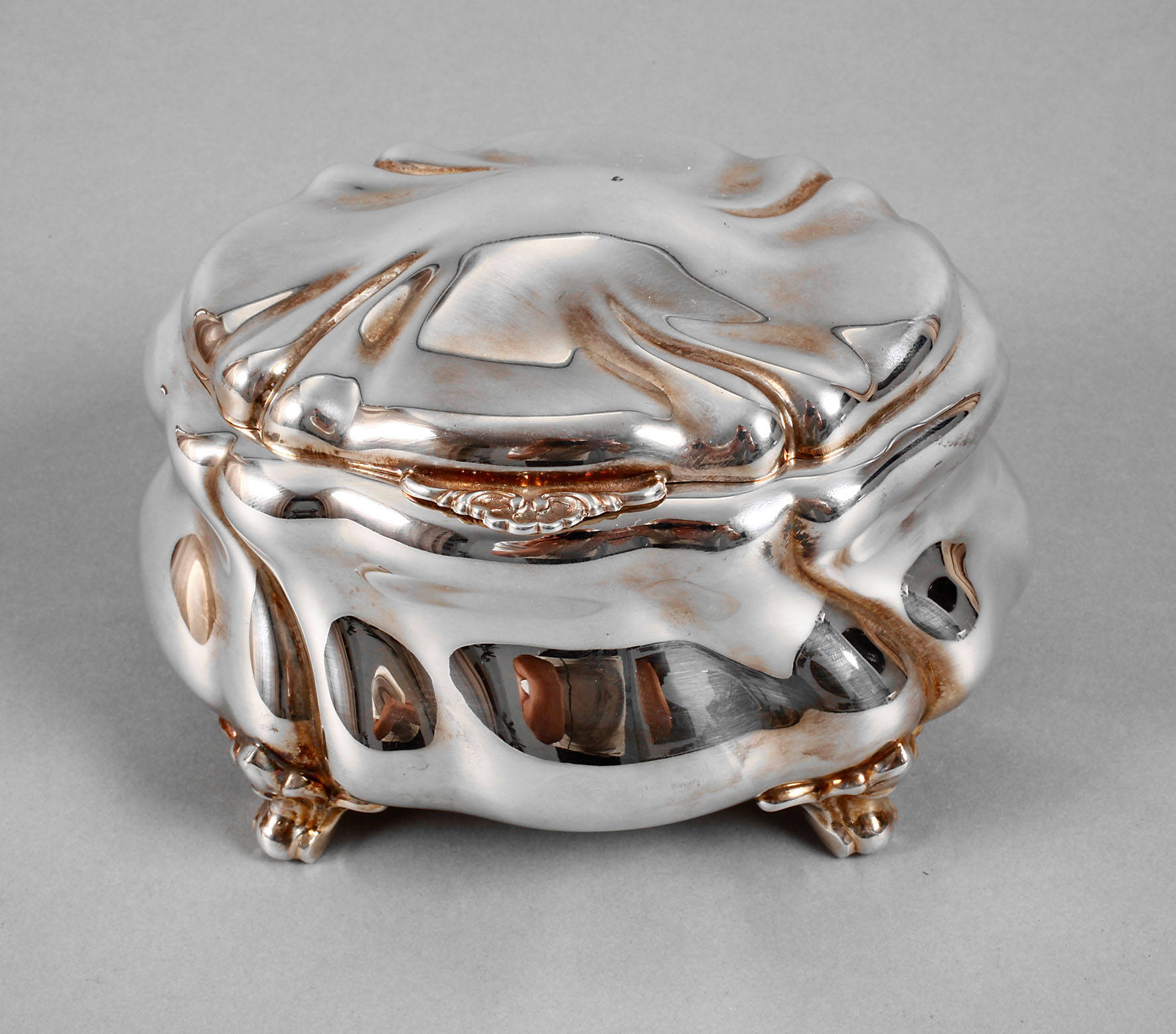 Silber Zuckerdose im Barockstil