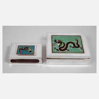 Dunhill Zigarrenschatulle und Streichholzschachtel111