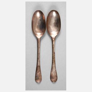 Zwei barocke Innungslöffel Dresden