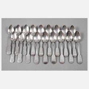 Konvolut Kaffeelöffel Silber