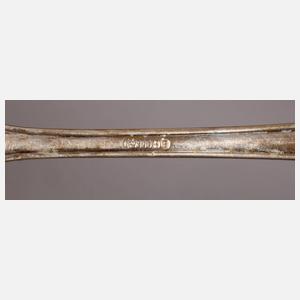 Silberbesteck für sechs Personen