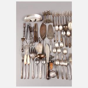 Großes Besteckkonvolut 1900-1930