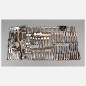 Großes Besteckkonvolut 1900-1930