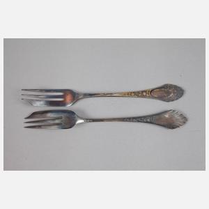 Sechs Kuchengabeln Russland