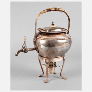 England Teekanne mit Rechaud