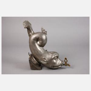 Wandlavabo als Delphin