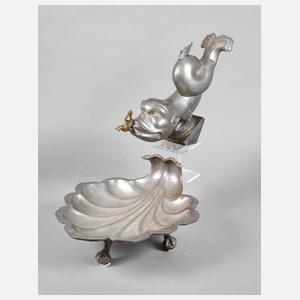 Wandlavabo als Delphin