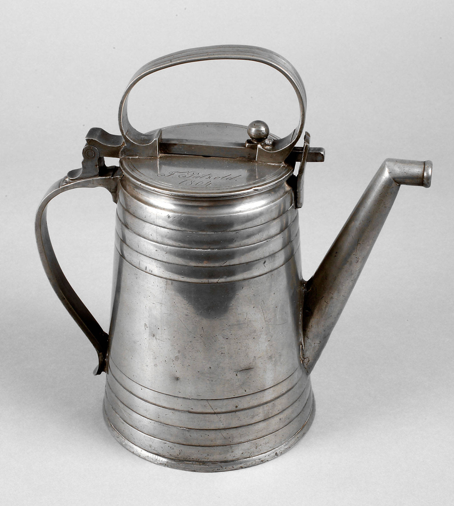 Zinn Riegelkanne Gera