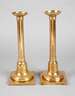 Paar Biedermeier-Messingleuchter