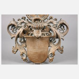 Adelswappen Bronzeguss