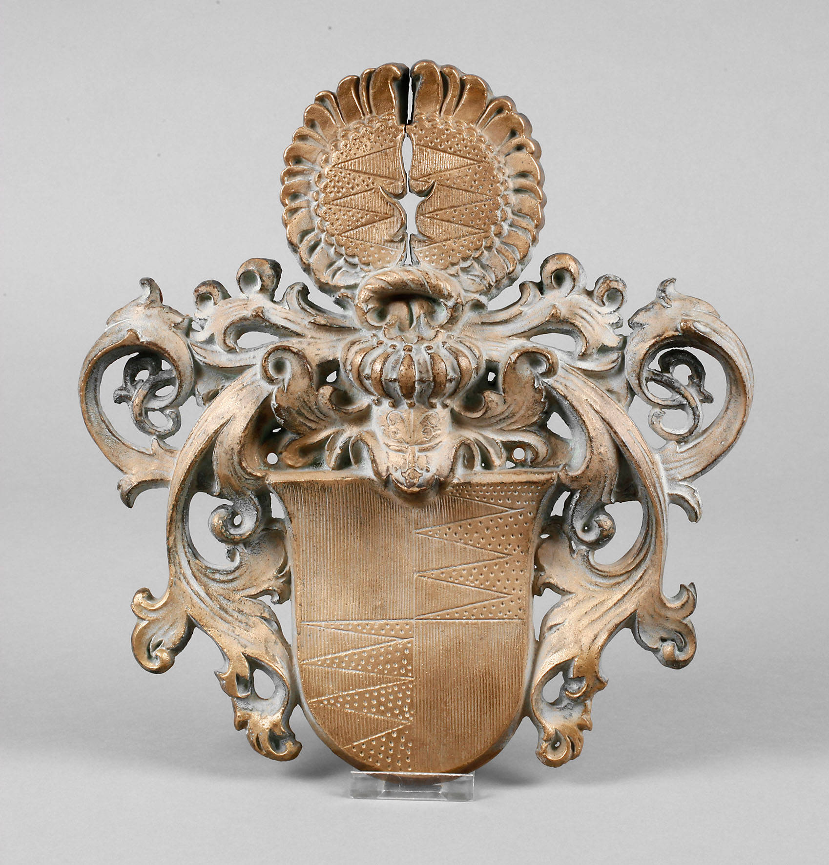 Adelswappen Bronzeguss