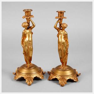 Paar klassizistische Leuchter