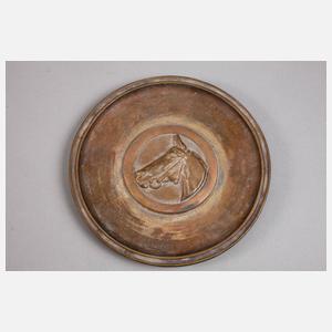 Sechs Teile Bronze und Zinn