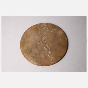 Sechs Teile Bronze und Zinn