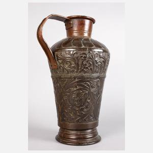 Große Kupferkanne Historismus