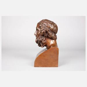 Bronzebüste Homer