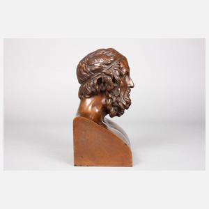 Bronzebüste Homer